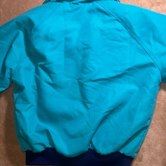 Cooper Tire Sportsmaster Polar Fleece‎ Jacket Teal/Navy Fleece Lined  Sz M (AA3) - Picture 7 of 7
